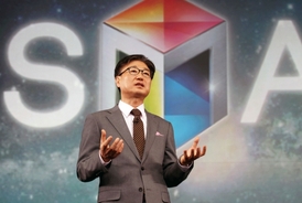 Prezident společnosti Samsung Electronics Boo-Keun Yoon.
